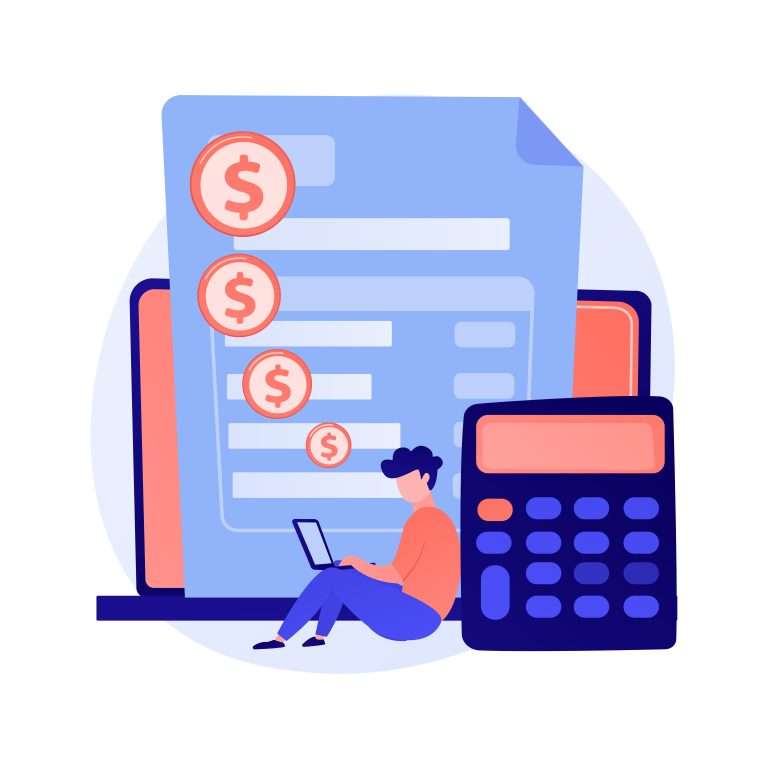 online payment vector concept metaphor