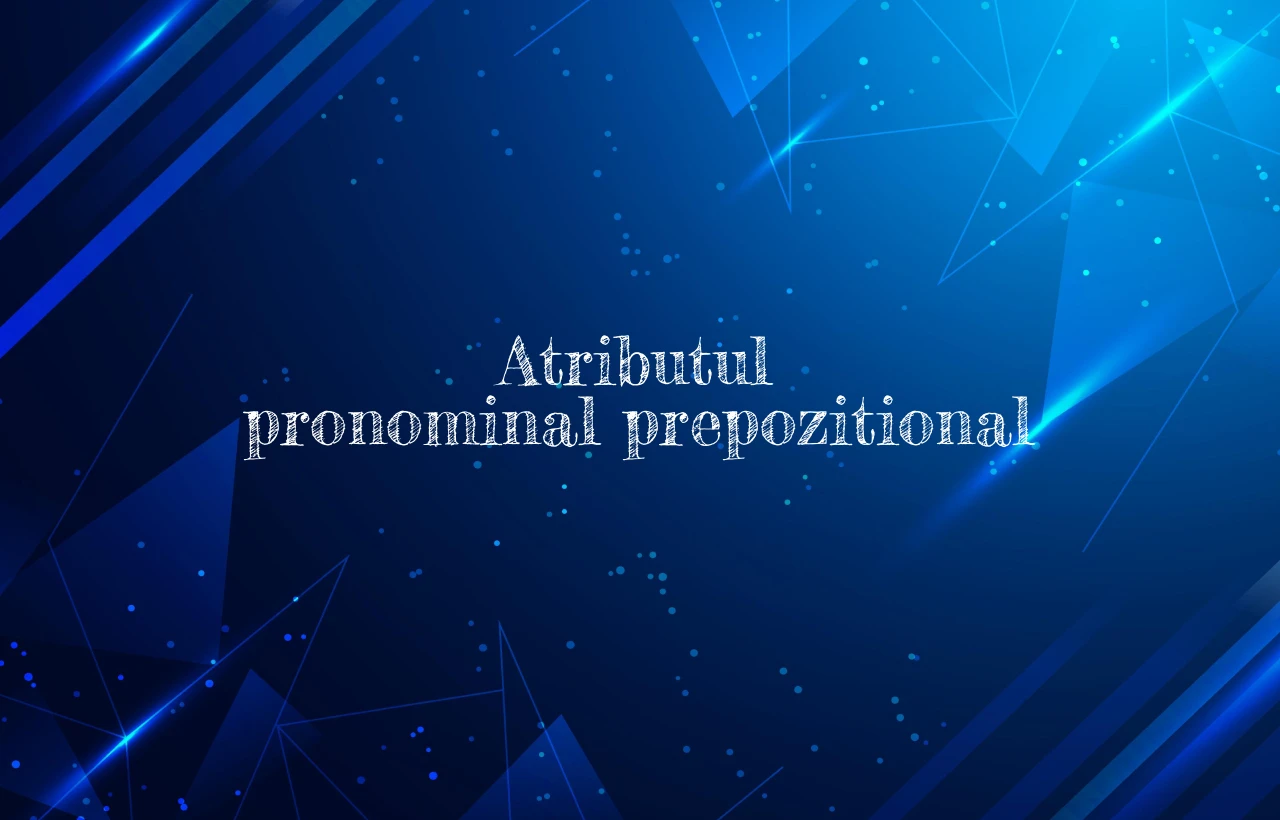 atribut pronominal prepozitional