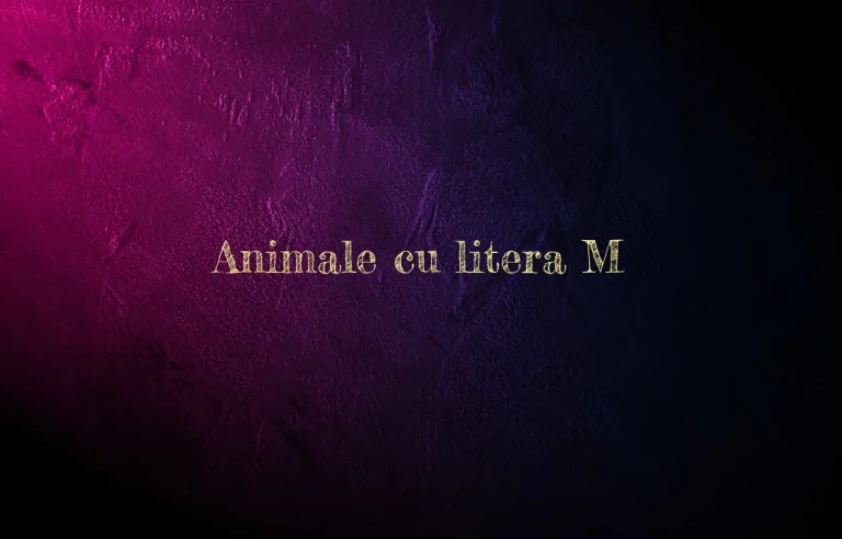 animale cu litera m