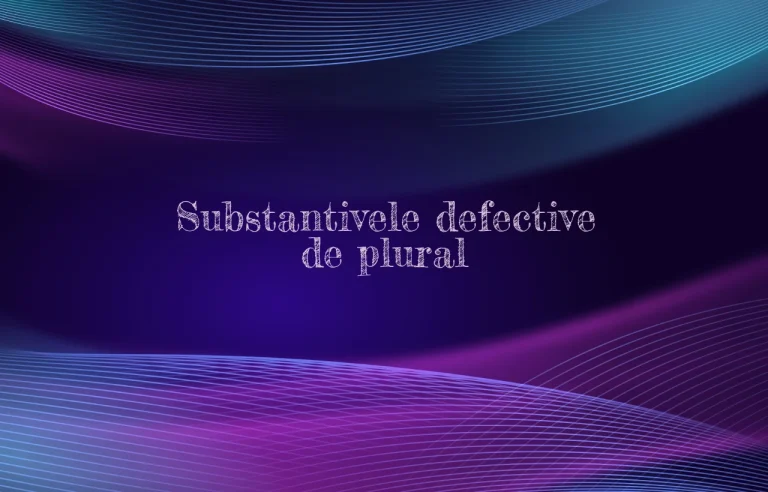 substantive defective de plural